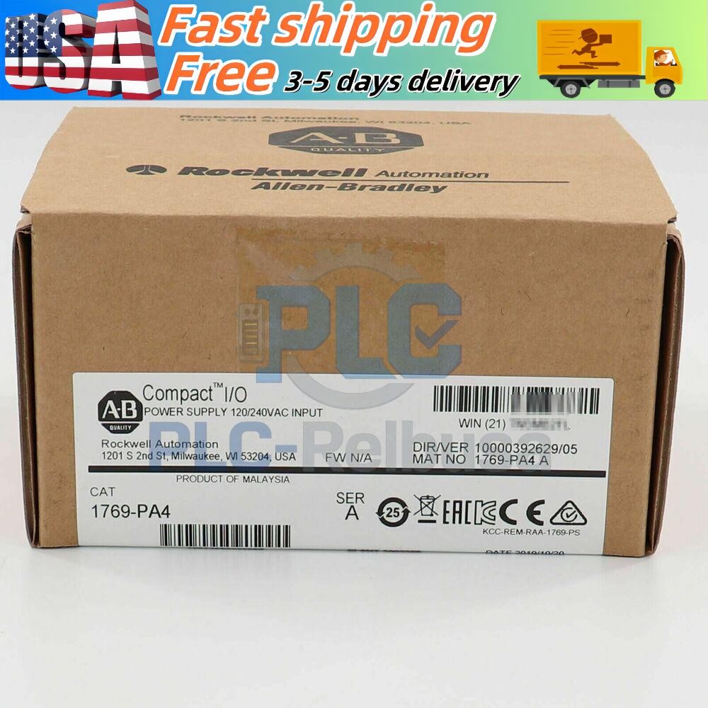 New AB 1769-PA4 SER A CompactLogix Power Supply Module 1769PA4 US Free Tax