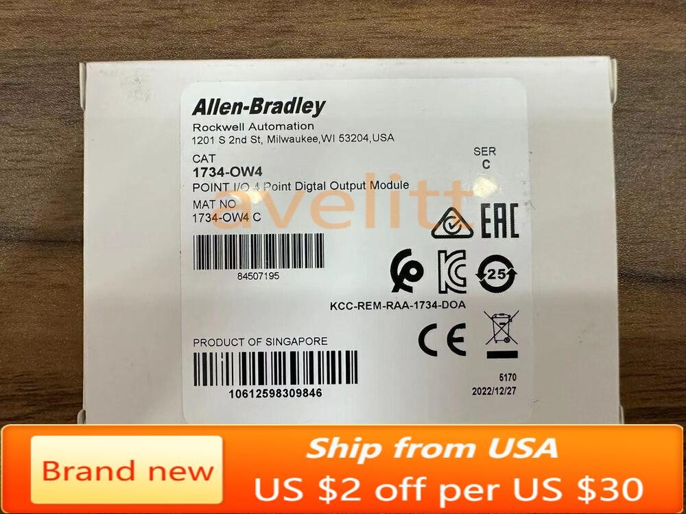 1734-OW4 2022 SER C New Sealed AB POINT I/O 4 Point Digital Output Module