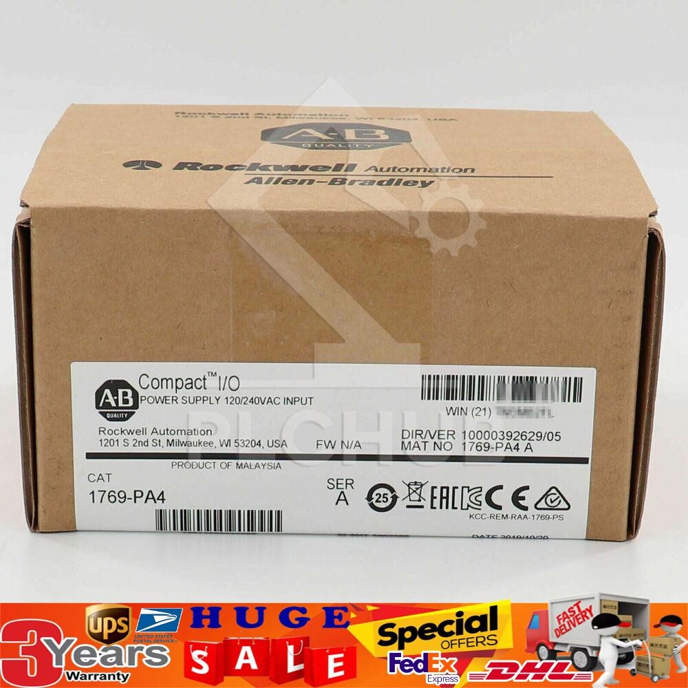 New AB 1769-PA4 SER A CompactLogix Power Supply Module 1769PA4 US Free Tax