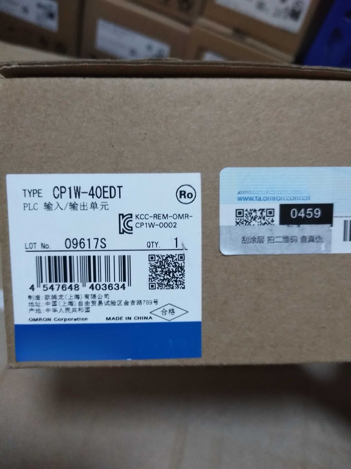 For Omron CP1W-40EDT CP1W40EDT PLC Module In Box