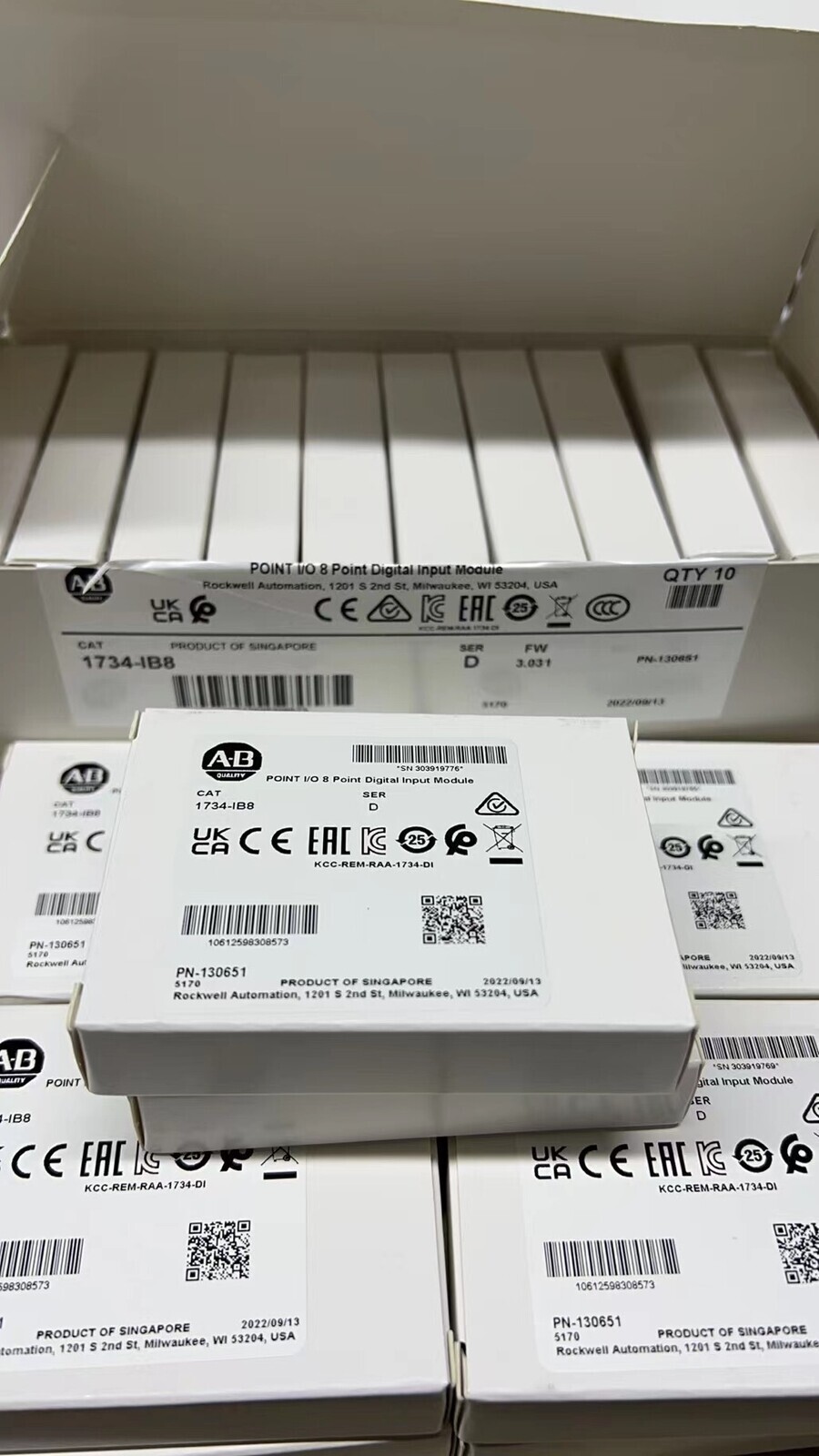 1734-IB8/D AB Digital Input Module POINT I/O 8 Point AB 1734IB8 serD