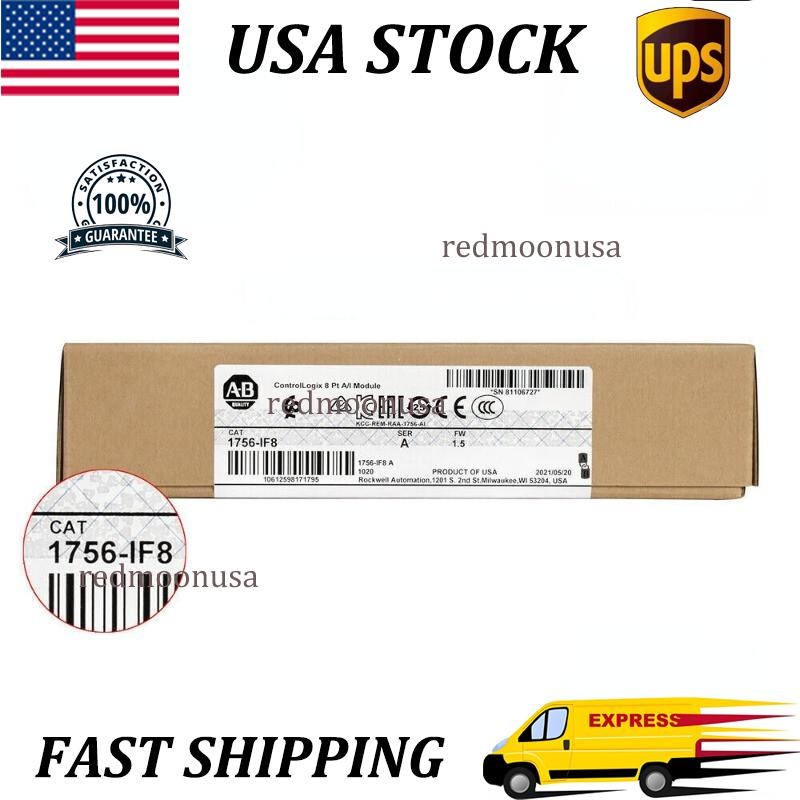Allen-Bradley 1756-IF8 Ser A 1756IF8 ControlLogix 8 Point A/I Module New Sealed