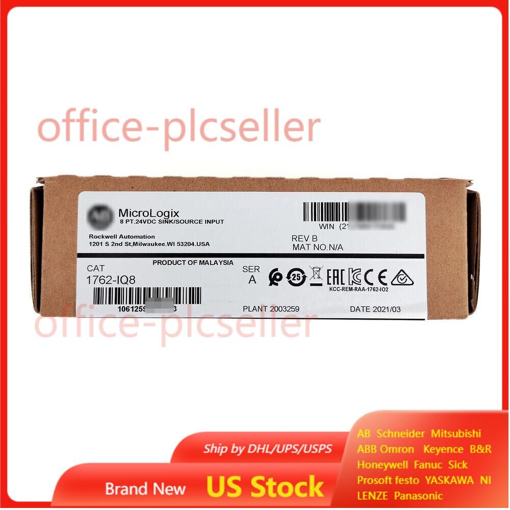Allen-Bradley 1762-IQ8 MicroLogix 1200 Discrete Input Module Factory Sealed