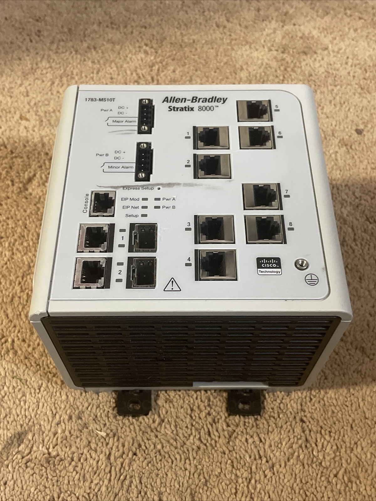 Refurbish Allen Bradley Stratix 8000 Ethernet Managed Switch, CAT: 1783-MS10T