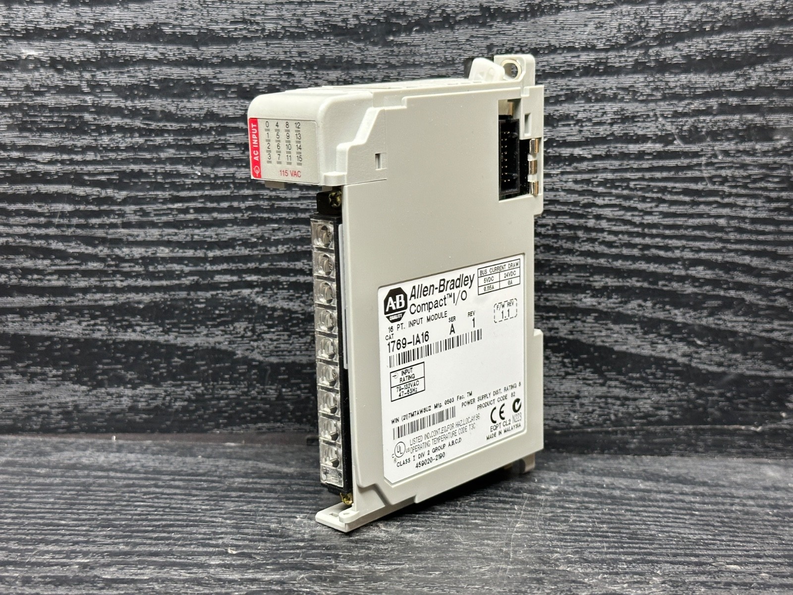 Allen Bradley 1769-IA16 1769-1A16 CompactLogix Input Module MicroLogix 16 Pt #3
