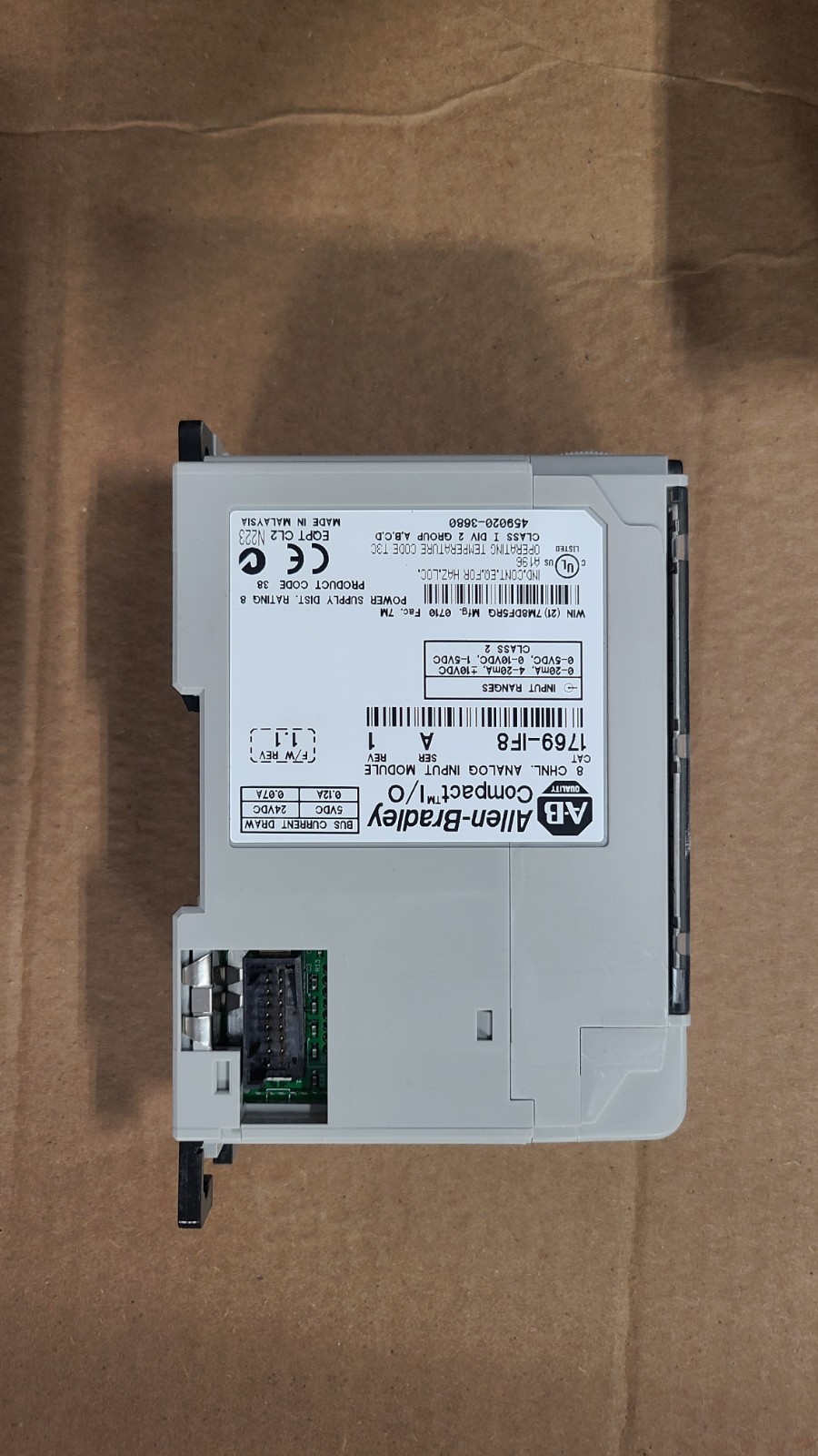 Allen Bradley 1769-CRR3 1769-ECR 1967-ECL also one unknown. All included in one