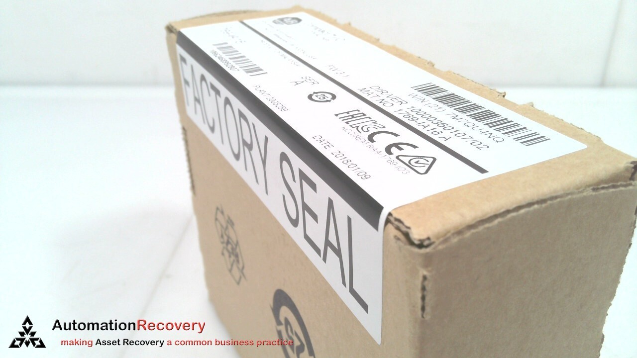 ALLEN BRADLEY 1769-IA16 SER A, COMPACTLOGIX I/O 16 PT INPUT MODULE, NEW #320608