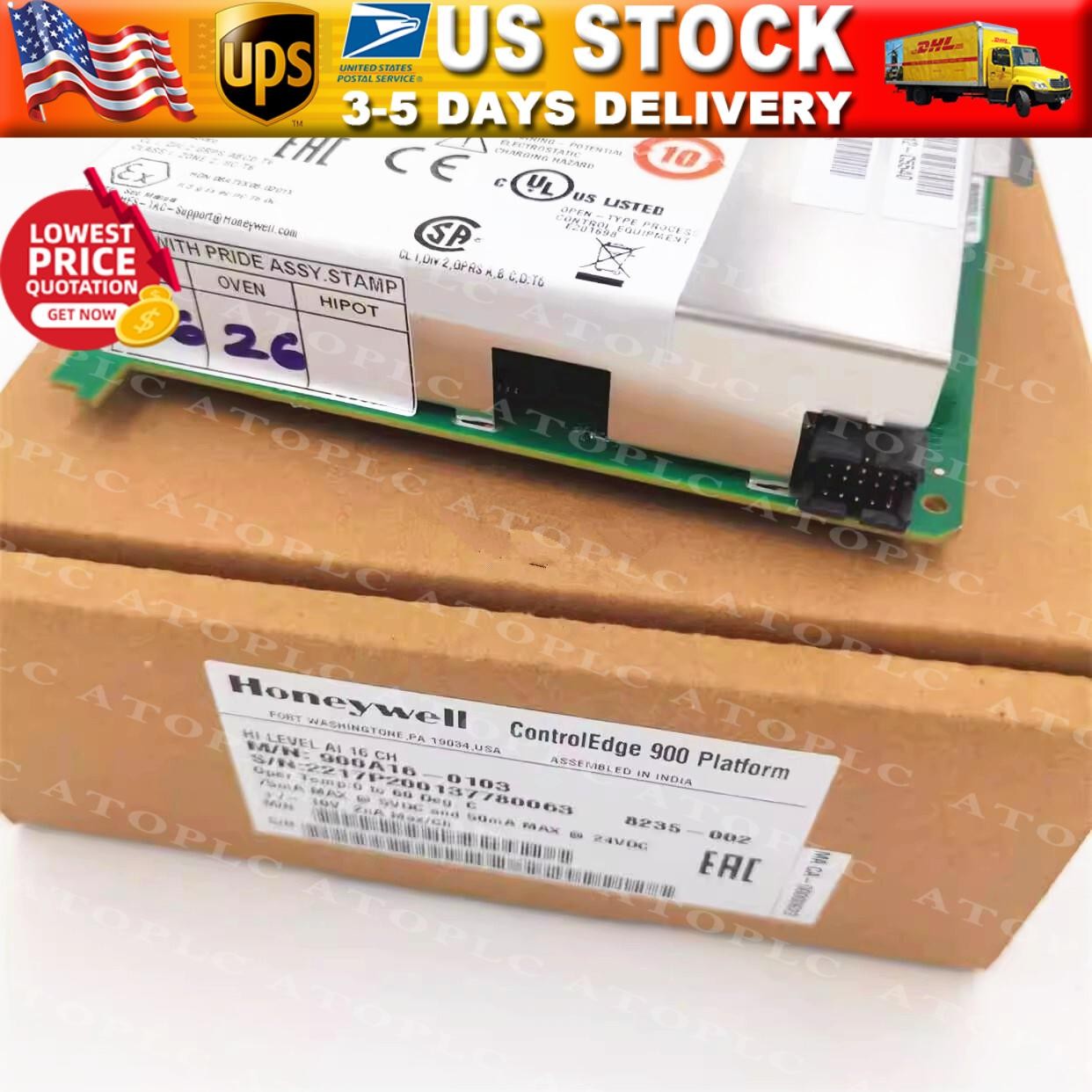 1pcs Honeywell ControlEdge HC900 Platform AI 16-channel M/N:900A16-0103 Module