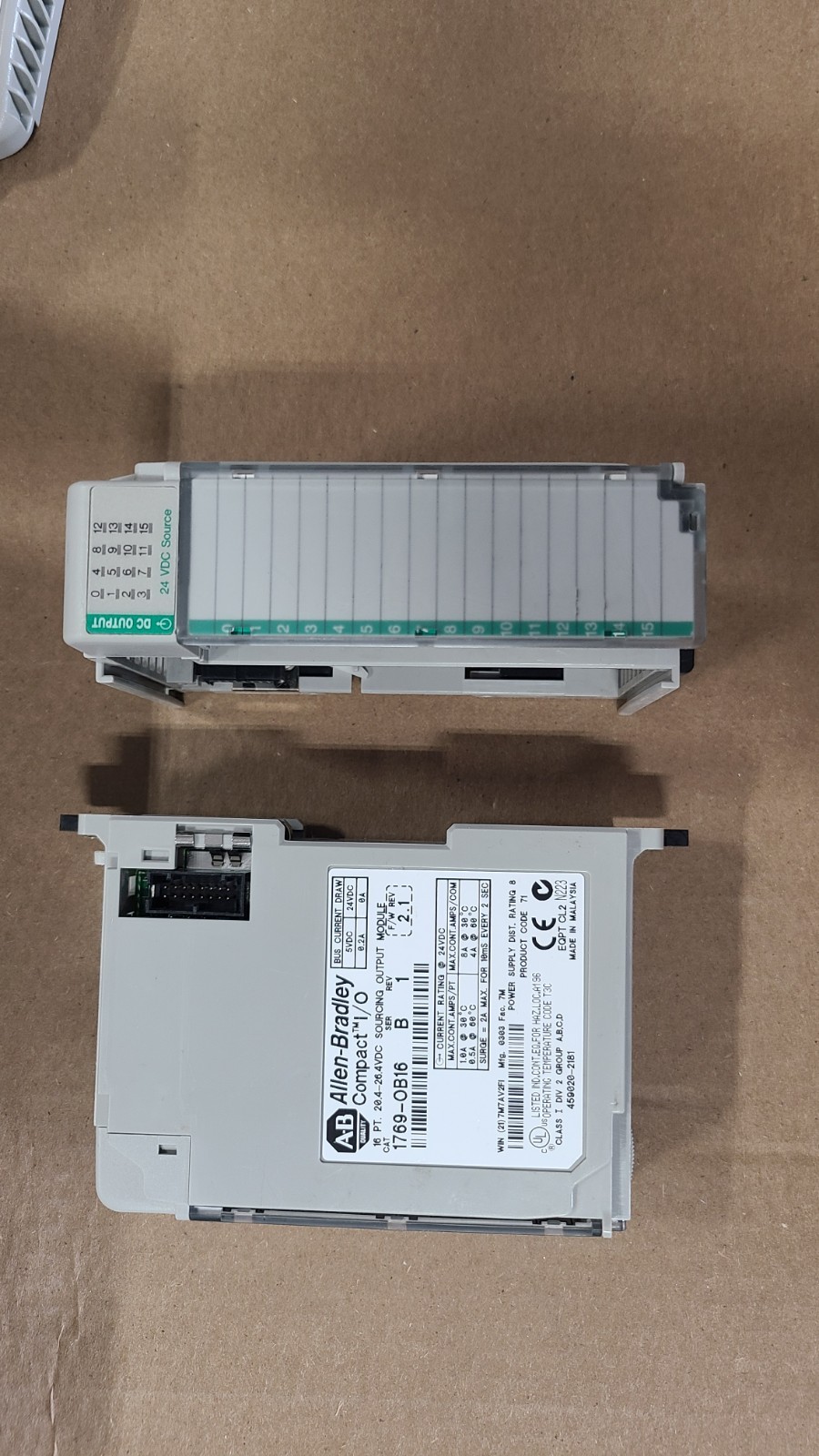 Allen Bradley 1769-CRR3 1769-ECR 1967-ECL also one unknown. All included in one