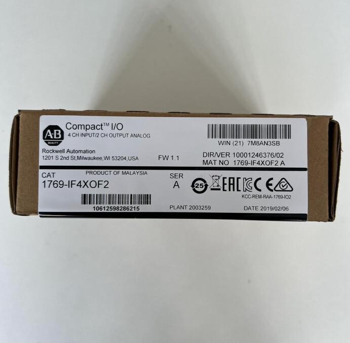 Allen Bradley 1769-IF4XOF2 Ser A Compact I/O 4ch input/2ch output analog