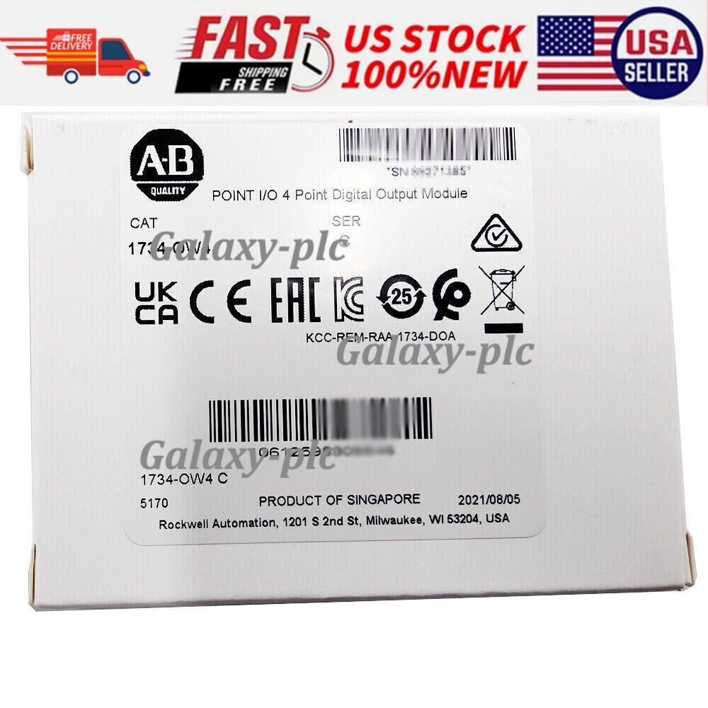 New AB 1734-OW4 POINT I/O 4 Point Digital Output Module 1734OW4 US Free Tax