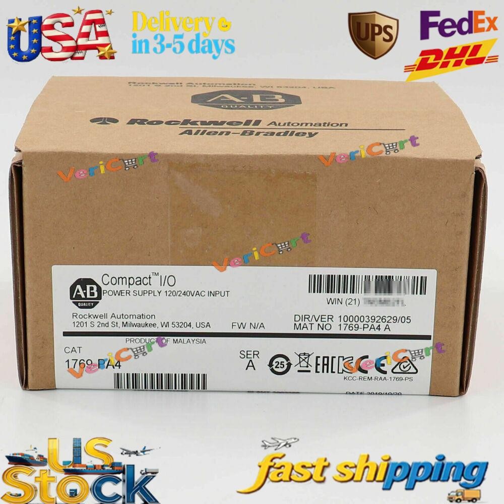 New AB 1769-PA4 SER A CompactLogix Power Supply Module 1769PA4 US Free Tax