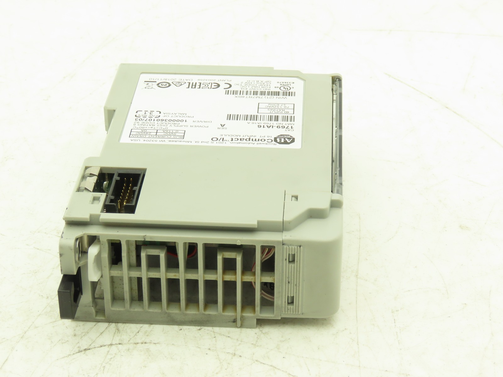 Allen Bradley 1769-IA16 Compact Logix I/O Input Module 16Pt Ser A FW 3.1