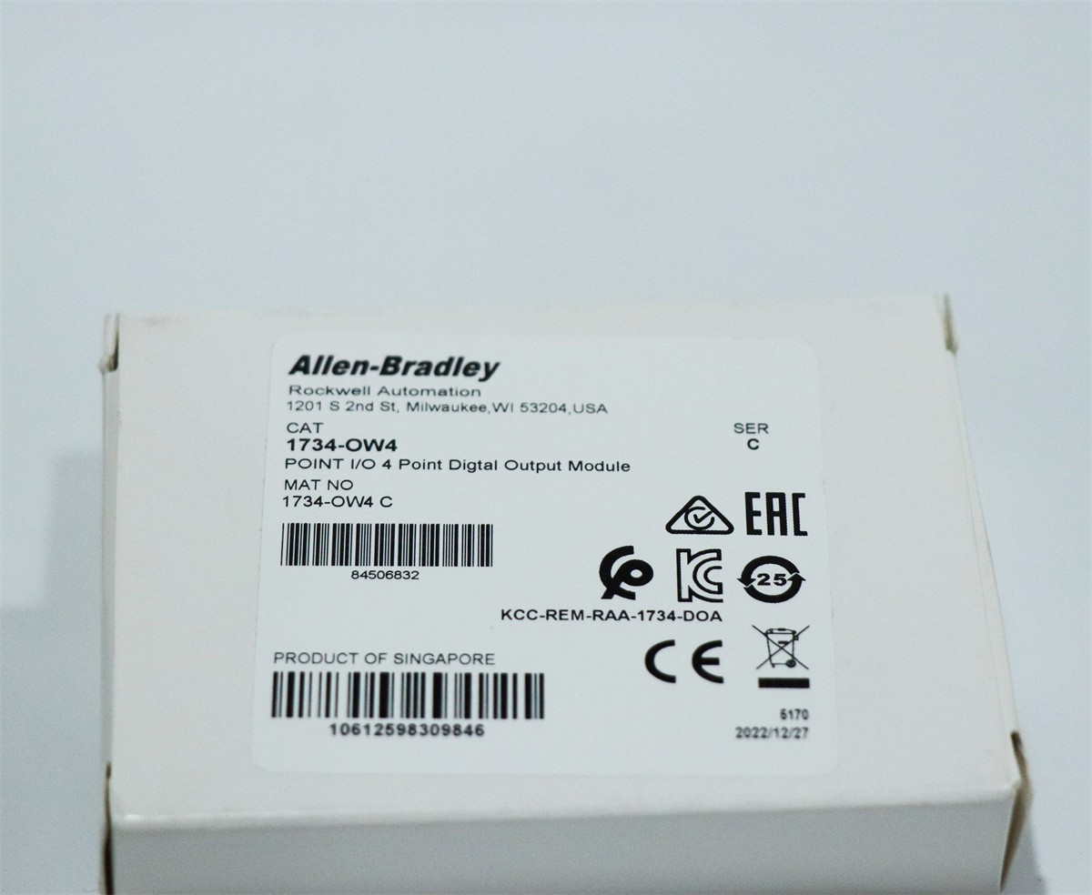 POINT I/O 1734-OW4 1734OW4 PLC 4 Point Digital Output Module Series C