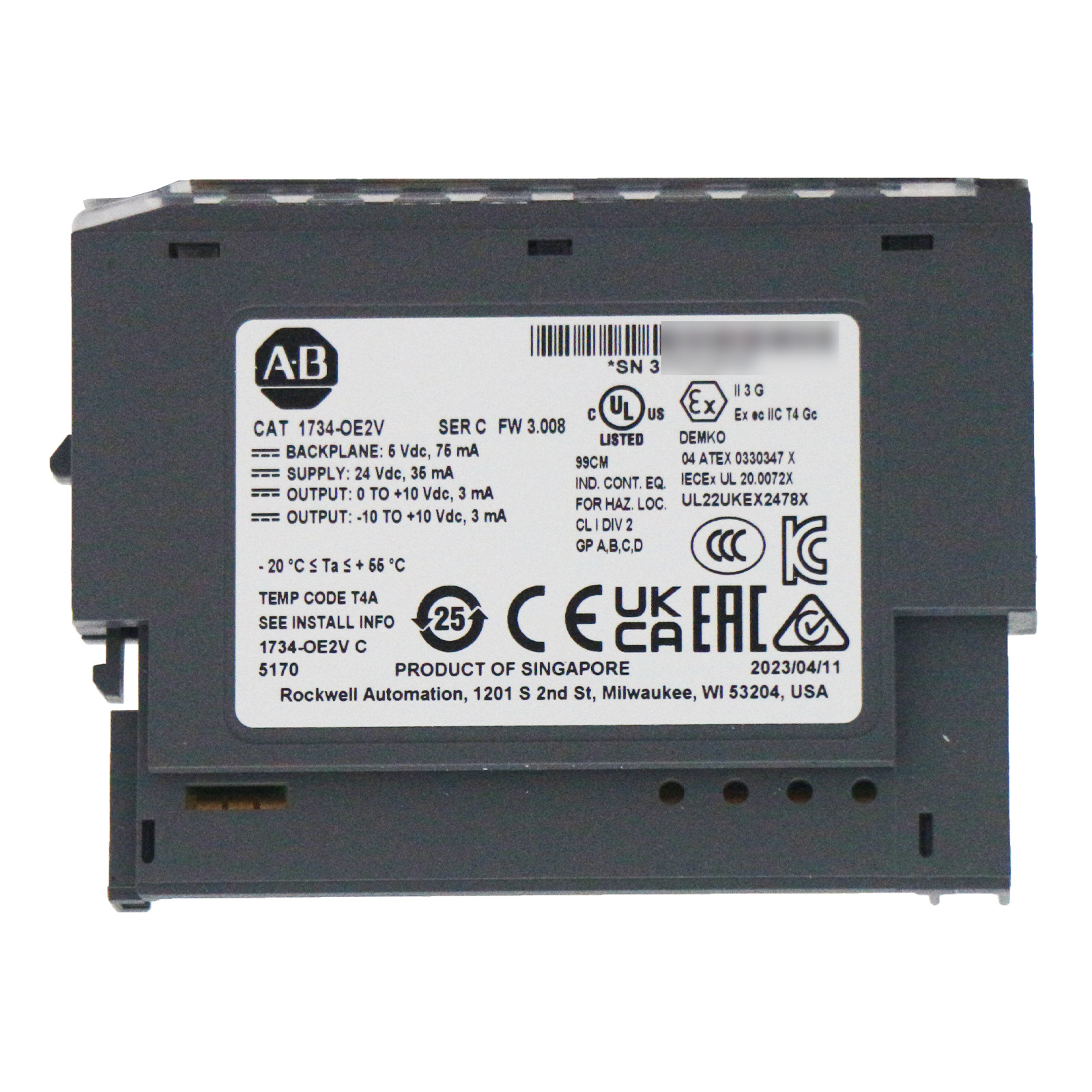 1734‑OE2V Analog Output Module PLC Industrial Spare Parts Fast Shipping