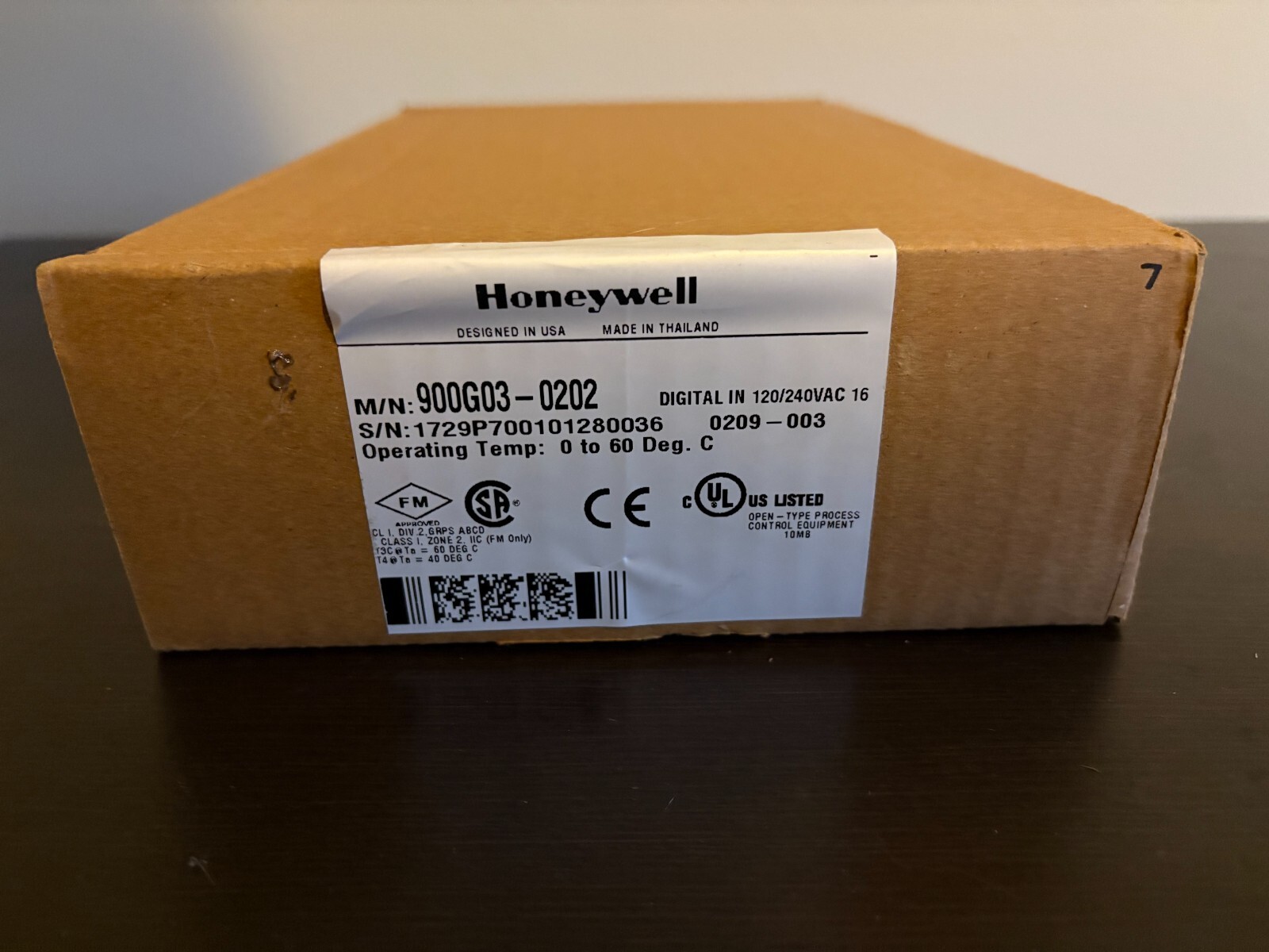 Honeywell 900G03-0202 ControlEdge HC900 16-Channel 120/240VAC Digital Input Card