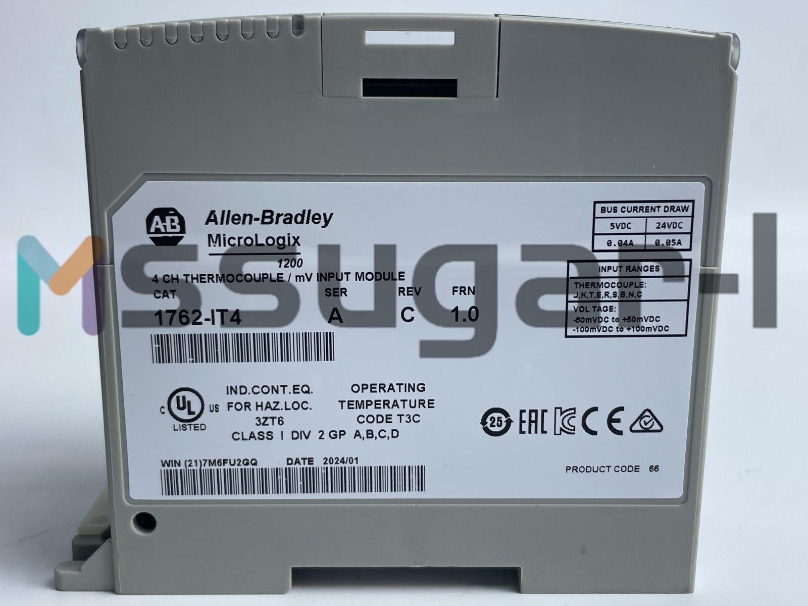 NEW Allen-Bradley 1762-IT4 SER A MicroLogix Themocouple/mV Module 1762IT4