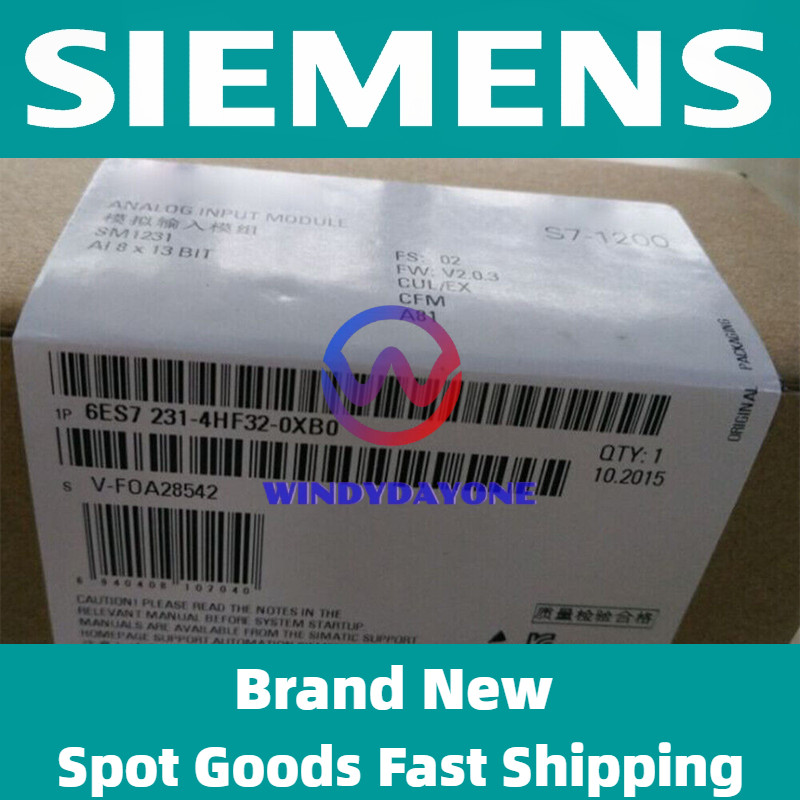 6ES7 231-4HF32-0XB0 6ES7231-4HF32-0XB0 1PCS New Siemens Expedited Shipping