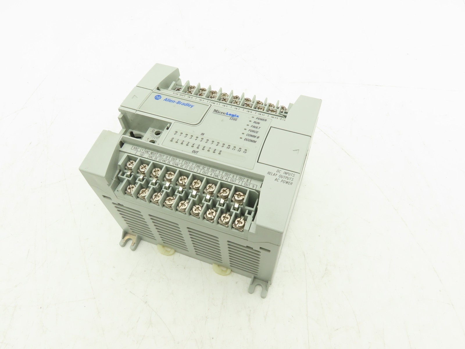 Allen Bradley 1762-L24BWA MicroLogix 1200 PLC Controller I/O Module Ser C Rev B
