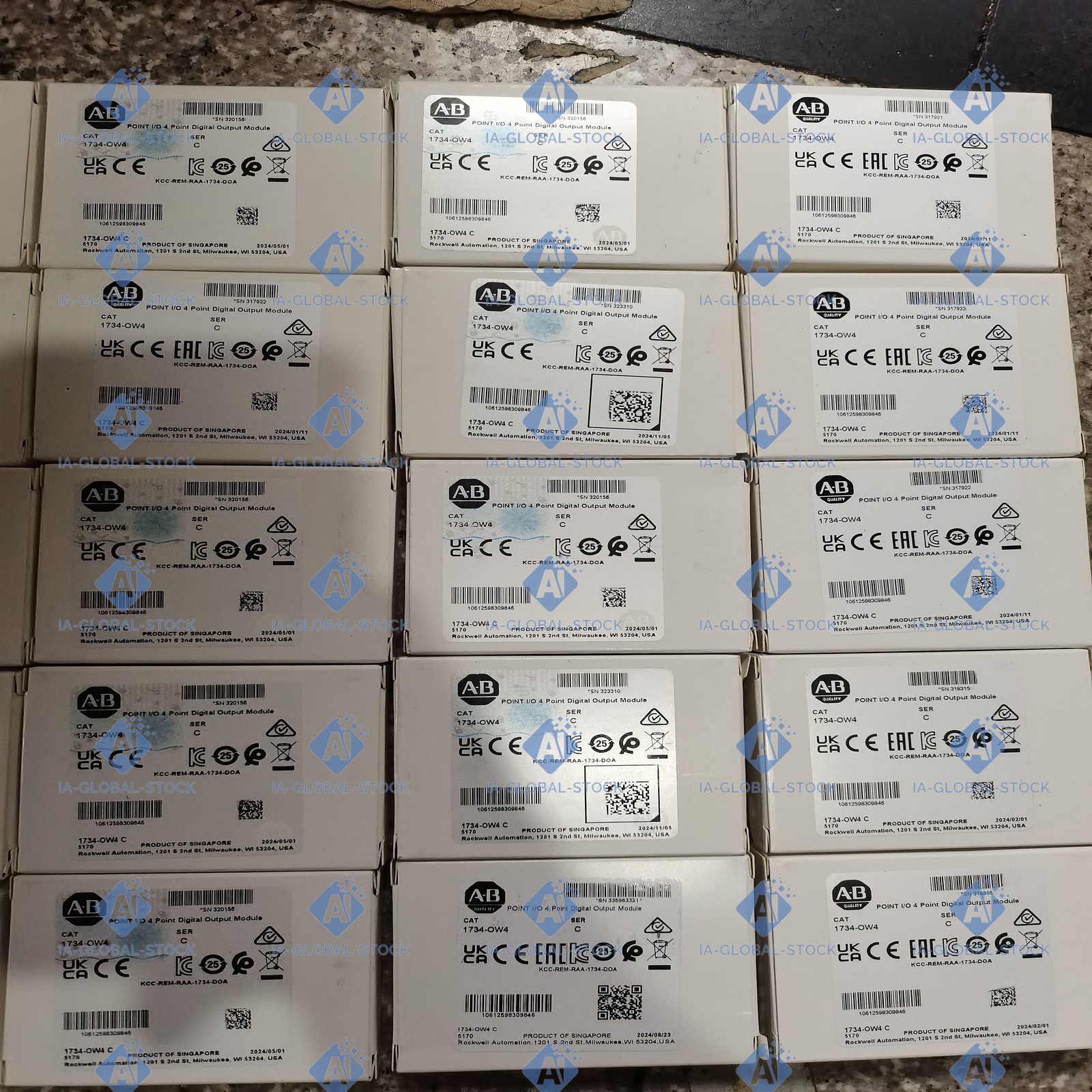 One Unit Brand New 1734-OW4 Allen-Bradley US Fee Shipping + 1 Year Warranty