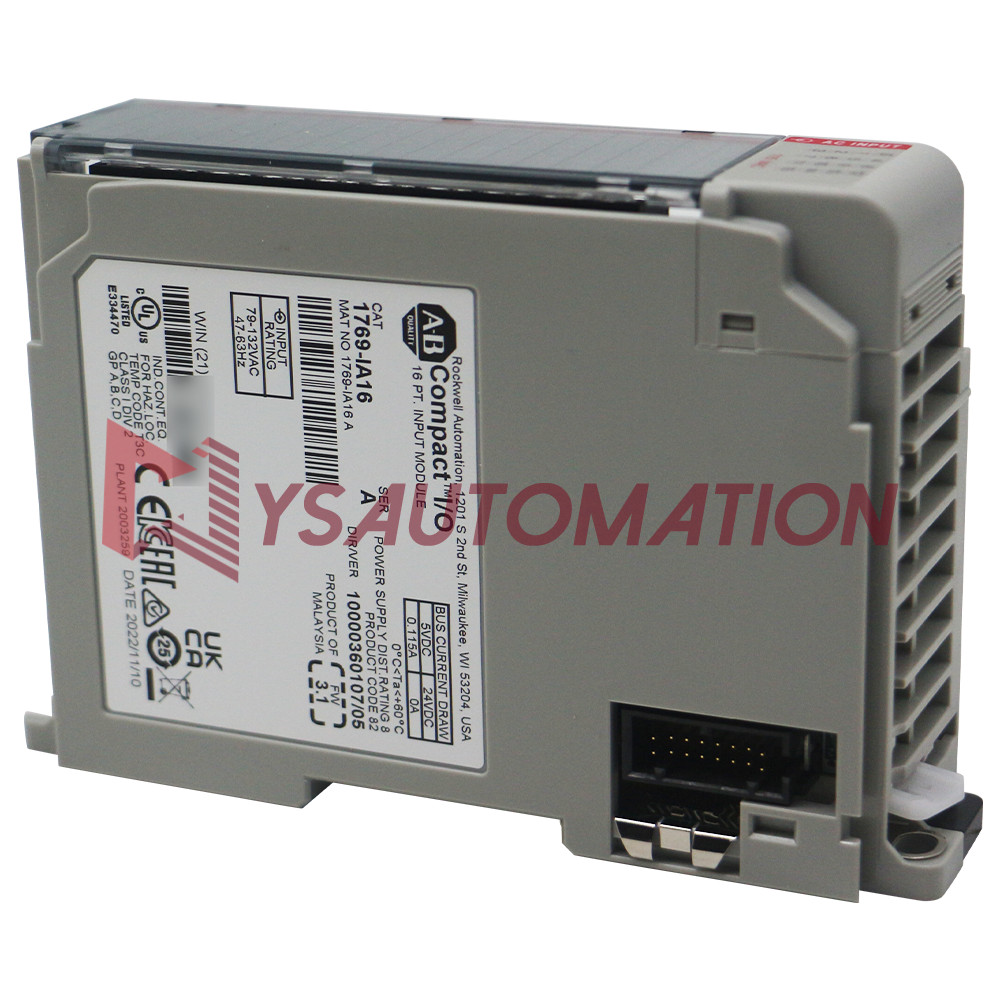 Allen Bradley 1769-IA16 CompactLogix 16 Point 120VAC Digital Input Module US