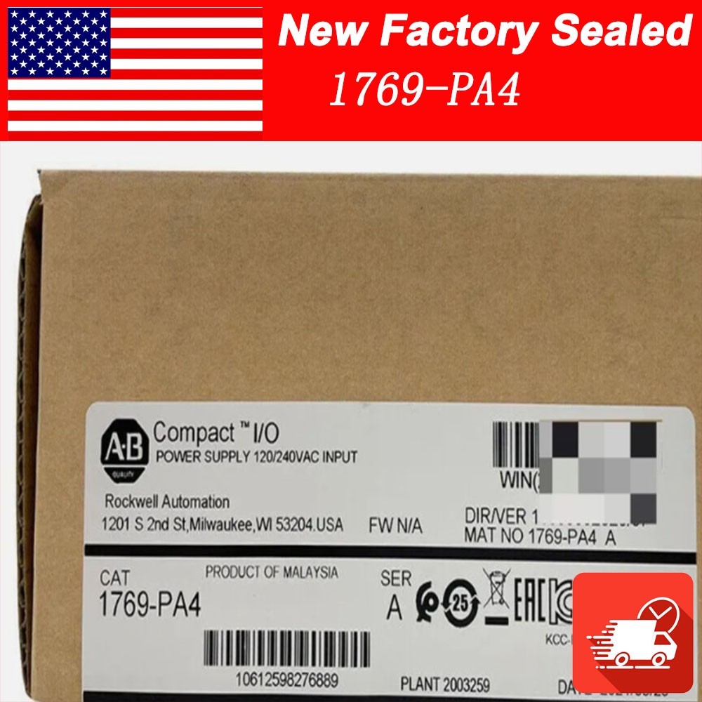 New AB 1769-PA4 CompactLogix Power Supply Module
