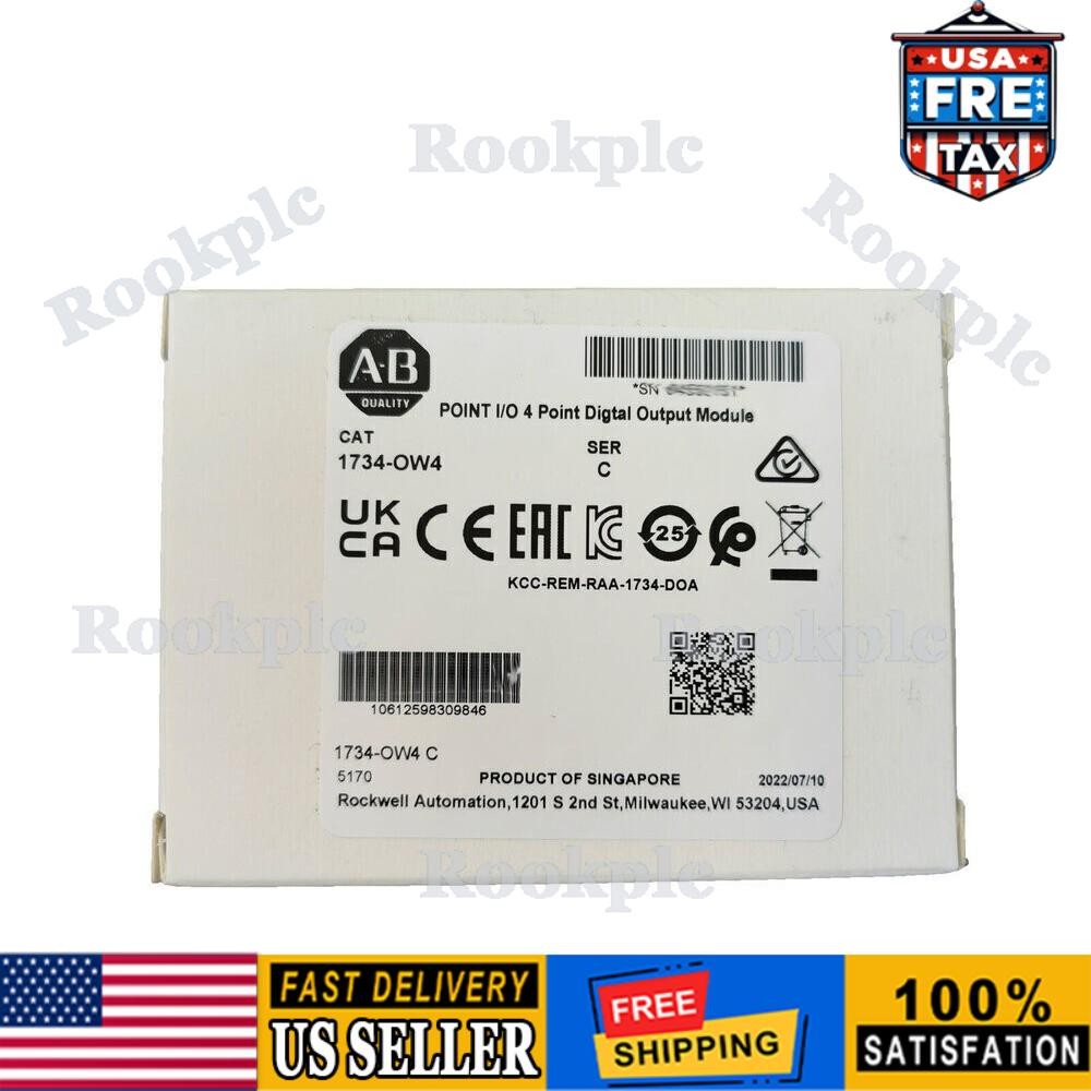 New AB 1734-OW4 Point I/O 4 Point Digital Output Module 1734OW4 In US Free Tax