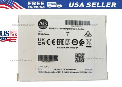 New Sealed Allen-Bradley 1734-OW4 AB Point I/O 4 Point Digital Output Module US