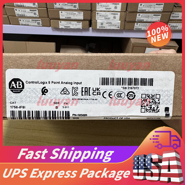 Allen-Bradley 1756-IF8I ControlLogix 8 Point Analog Input Module 1756IF8I