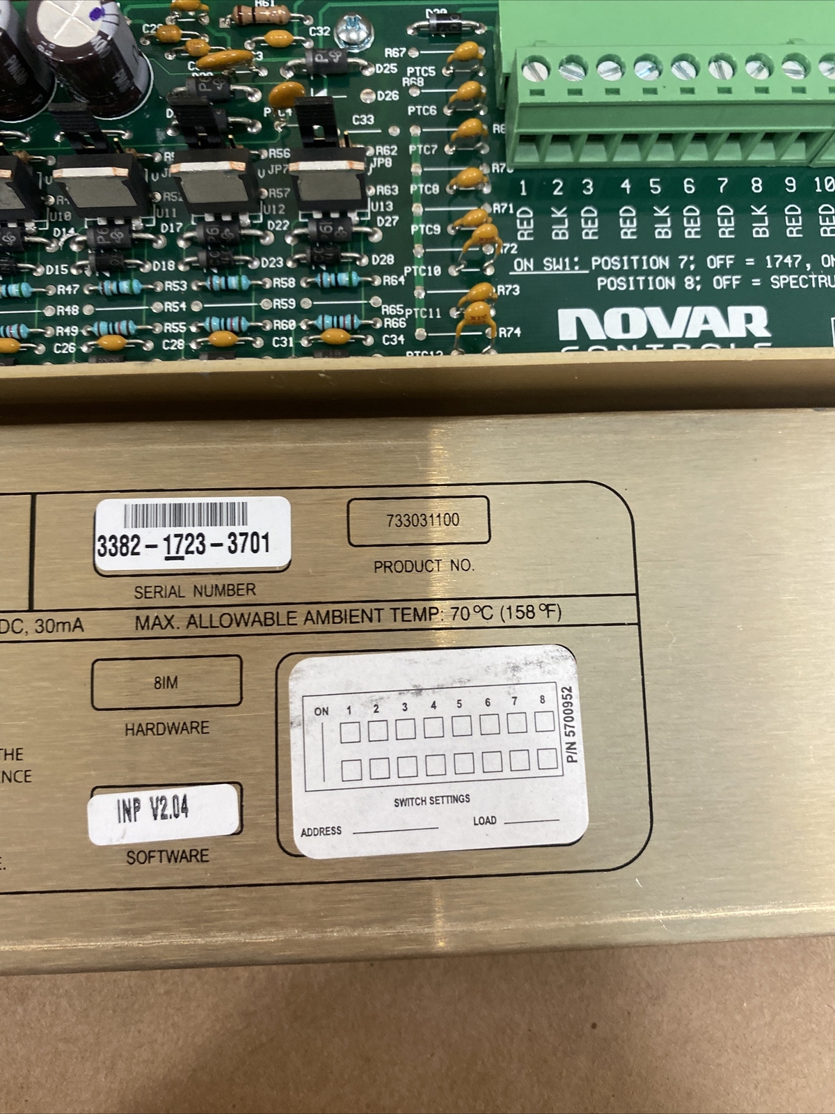 Honeywell Novar 733031100 8 Input Module