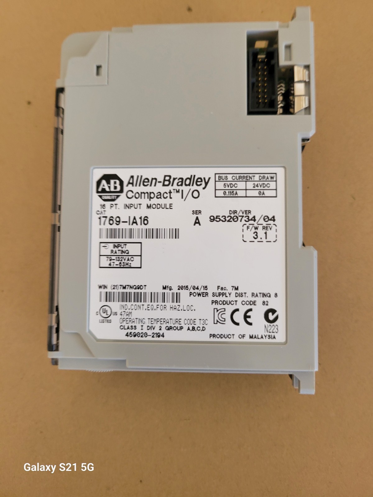Allen-Bradley 1769-IA16 PLC Input Module