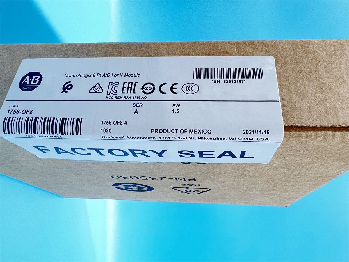1756-OF8 Control Logix 8 Point A/O I or V Module Fast Delivery Sealed in Box AB