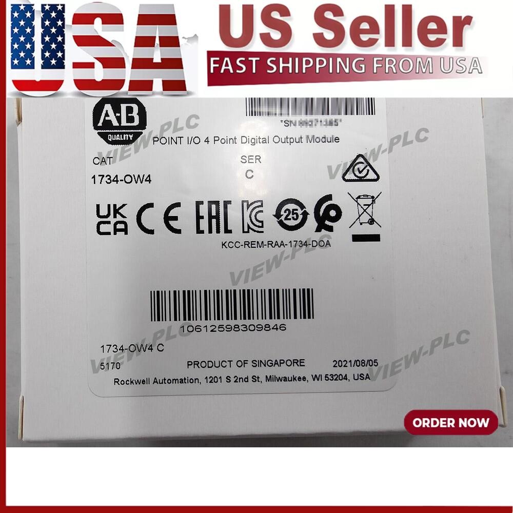1734-OW4 AB Point I/O 4 Point Digital Output Module Allen-Bradley US Free Tax
