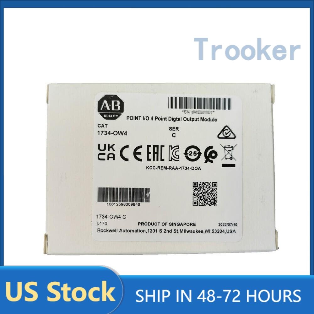 New AB 1734-OW4 Point I/O 4 Point Digital Output Module 1734OW4 In US Free Tax