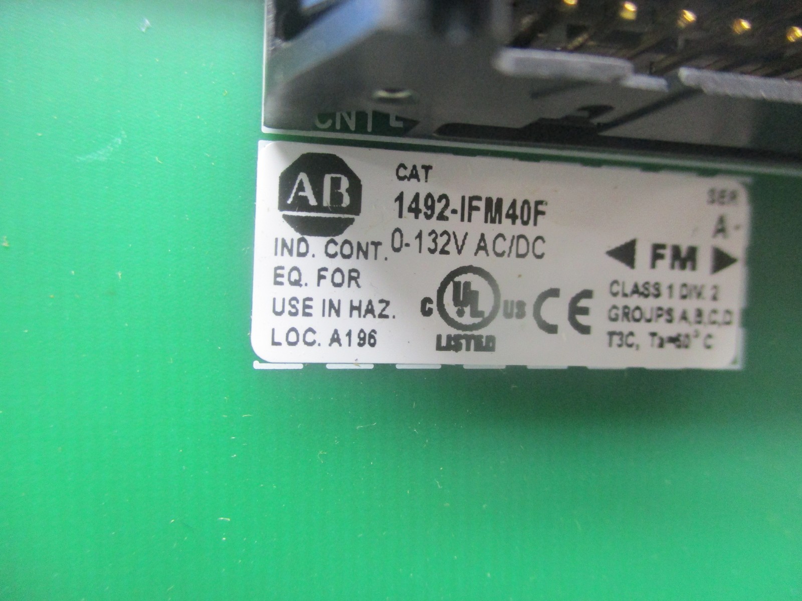 ALLEN BRADLEY 1492-IFM40F SER.A MODULE UNMP