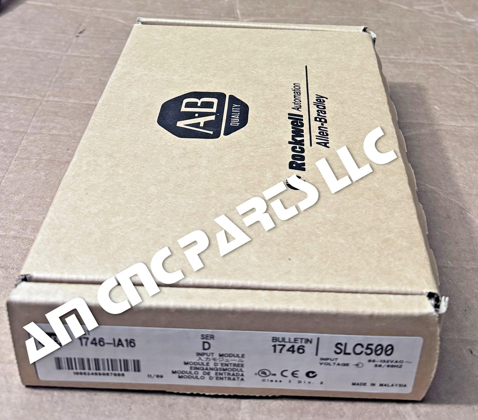Sealed Pre-owned Allen Bradley 1746-IA16 /D SLC 500 16-Ch 120VAC Input Module