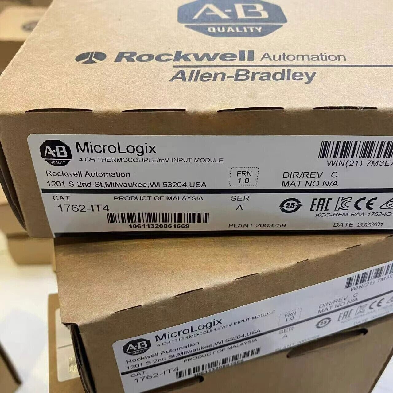1PC New Sealed Allen-Bradley 1762-IT4 MicroLogix Themocouple/mV Module 1762IT4