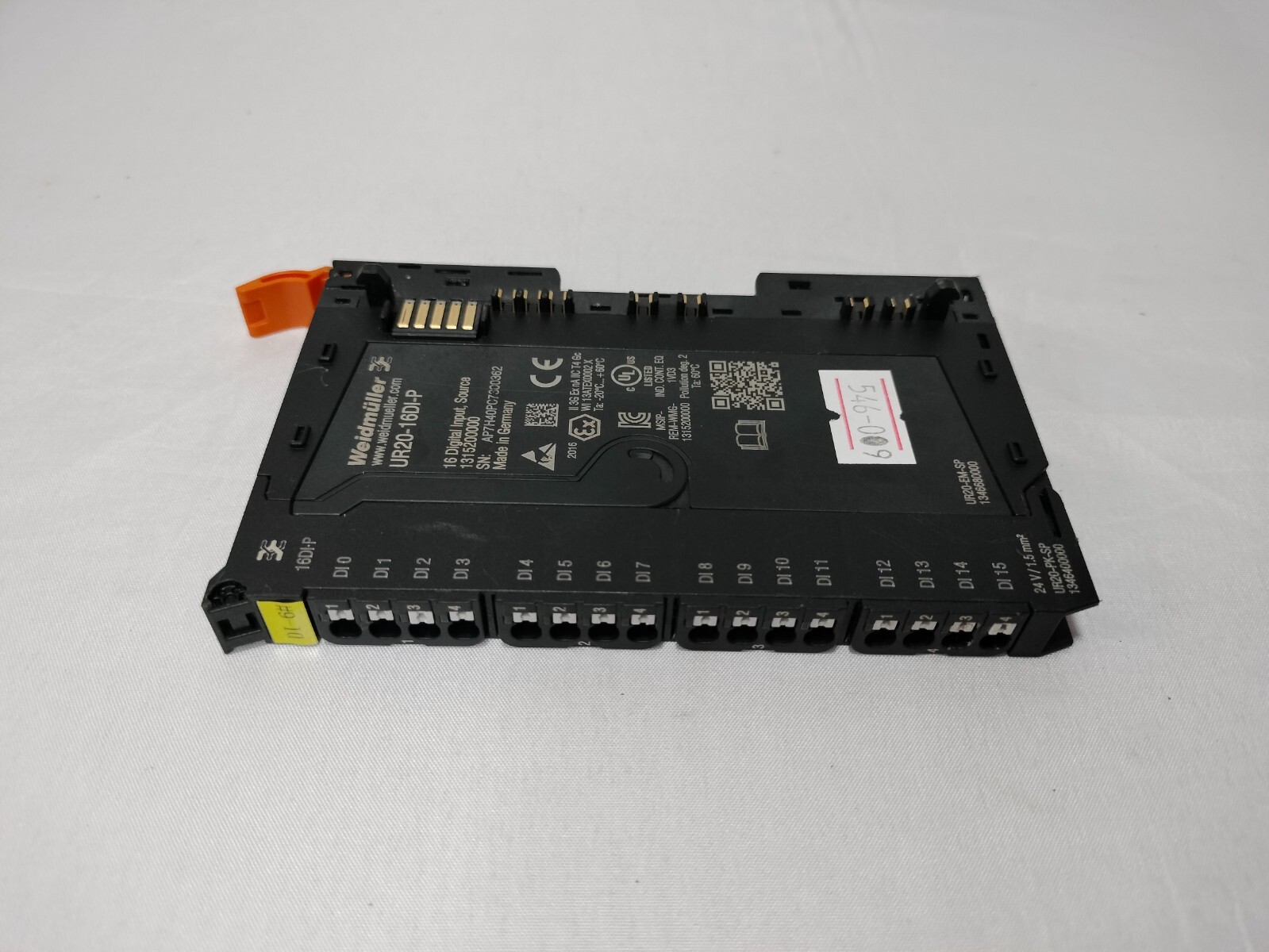 Weidmuller UR20-16DI-P UR2016DIP 1315200000 Remote I/O Module Made in Germany