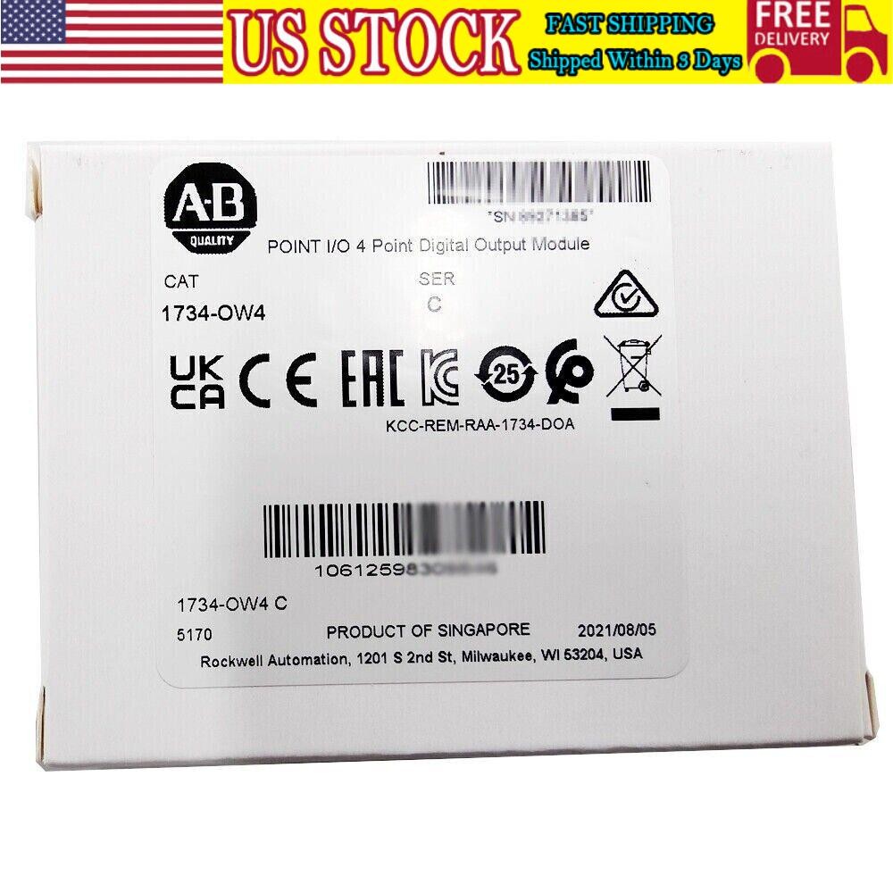 New AB 1734-OW4 POINT I/O 4 Point Digital Output Module 1734OW4 US Free Tax