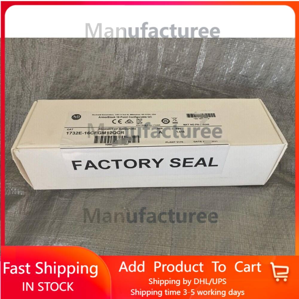 Allen Bradley 1732E-16CFGM12QCR /A ArmorBlock Module *NEW IN BOX* US Free Tax