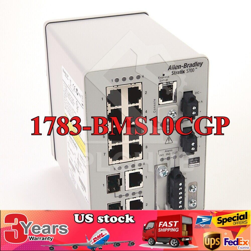 Factory Sealed 1783-BMS10CGP / A Port Managed Ethernet Switch 1783-BMS10CGP new!