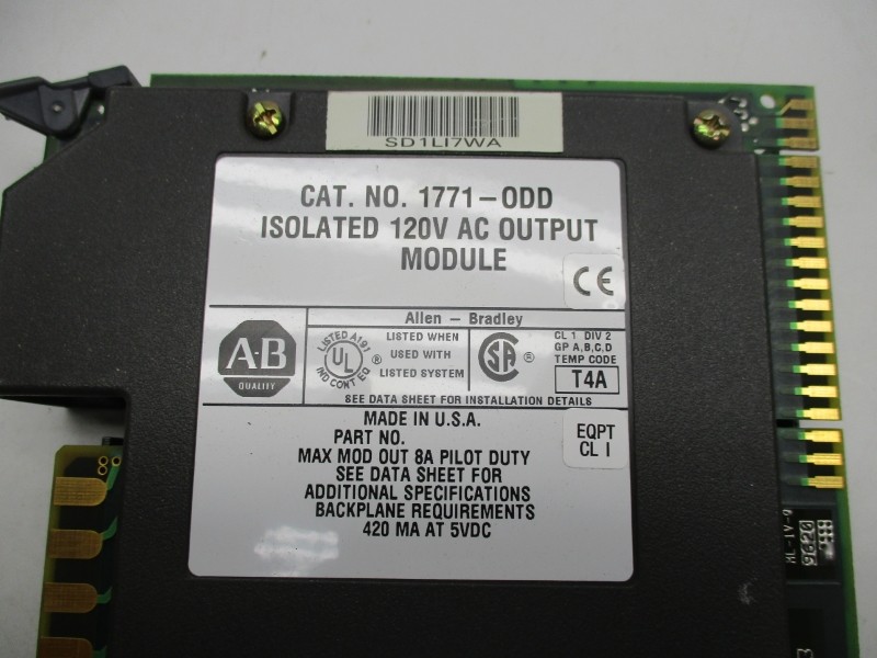 ALLEN BRADLEY 1771-ODD 120VAC NSNP