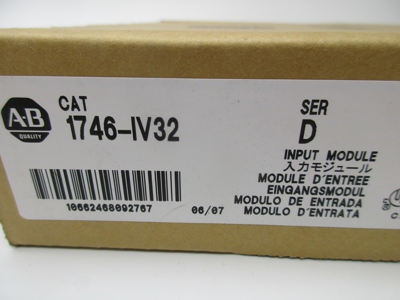 New AB 1746-IV32 Industrial Drive Free Shipping New in Box Factory Sealed PLC US