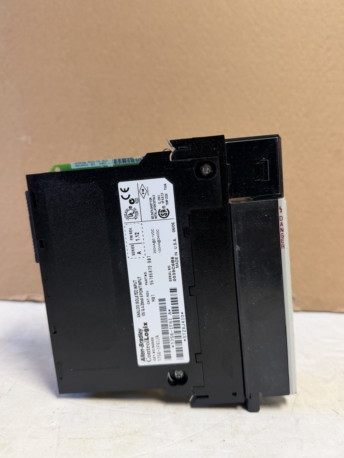 Allen Bradley 1756-IF6I ControlLogix Analog Input 6-Ch Isolated Module Ser A