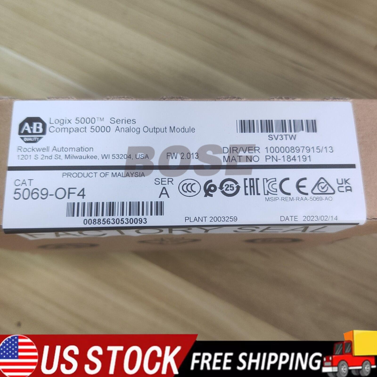 2022 NEW FACTORY SEALED AB 5069-OF4 Series A Output Module Compact 5000 5069OF4