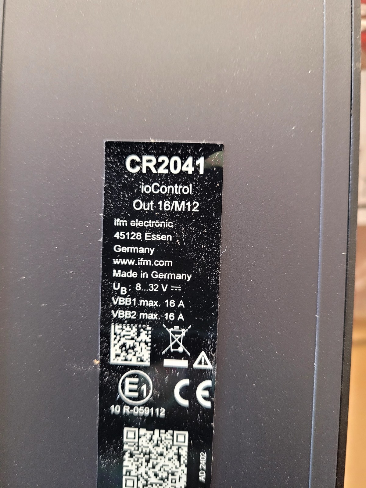 NEW IFM CR2041 output module for mobile machines (G1-5A)
