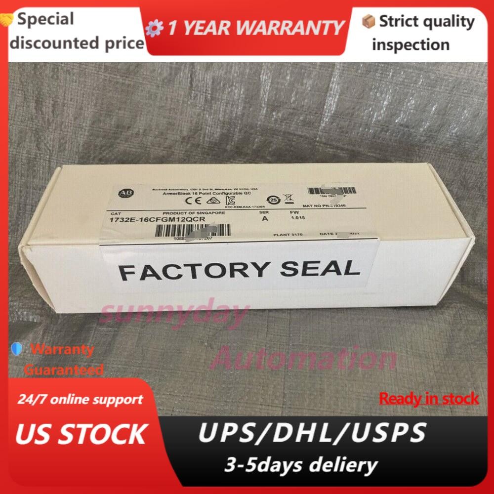 Allen Bradley 1732E-16CFGM12QCR /A ArmorBlock Module *NEW IN BOX* US Free Tax