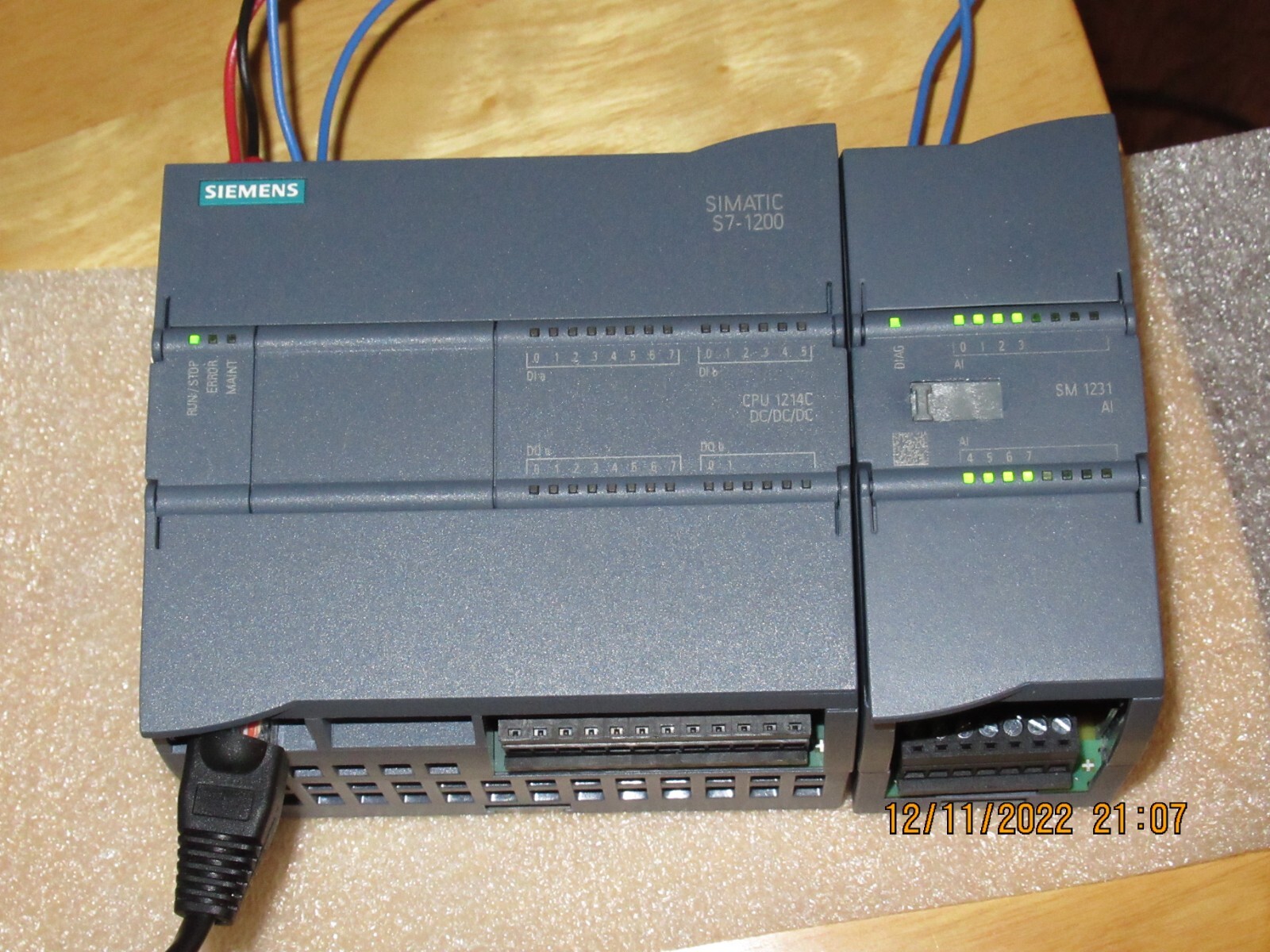 Siemens S7-1200 SM1231 AI 8x13Bit 6ES7 231-4HF32-0XB0, ES5, 2020, Nice Used