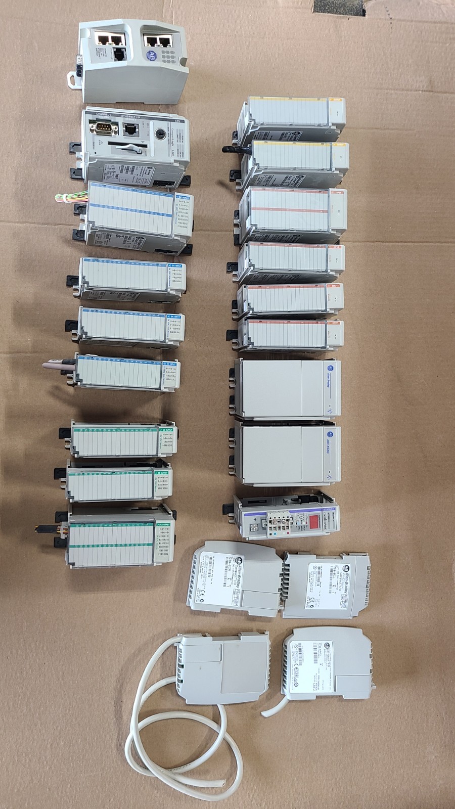 Allen Bradley 1769-CRR3 1769-ECR 1967-ECL also one unknown. All included in one
