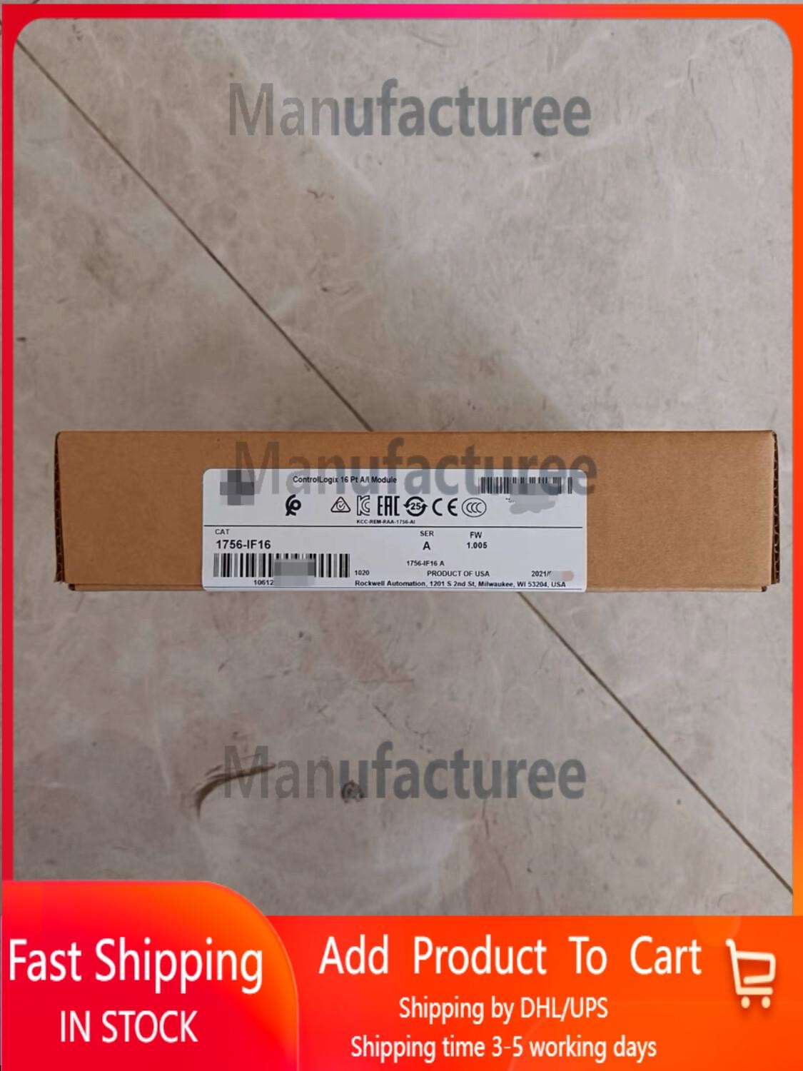 New Factory Sealed A-B 1756-IF6I SER A ControlLogix 6 Point Isolated A/I Module